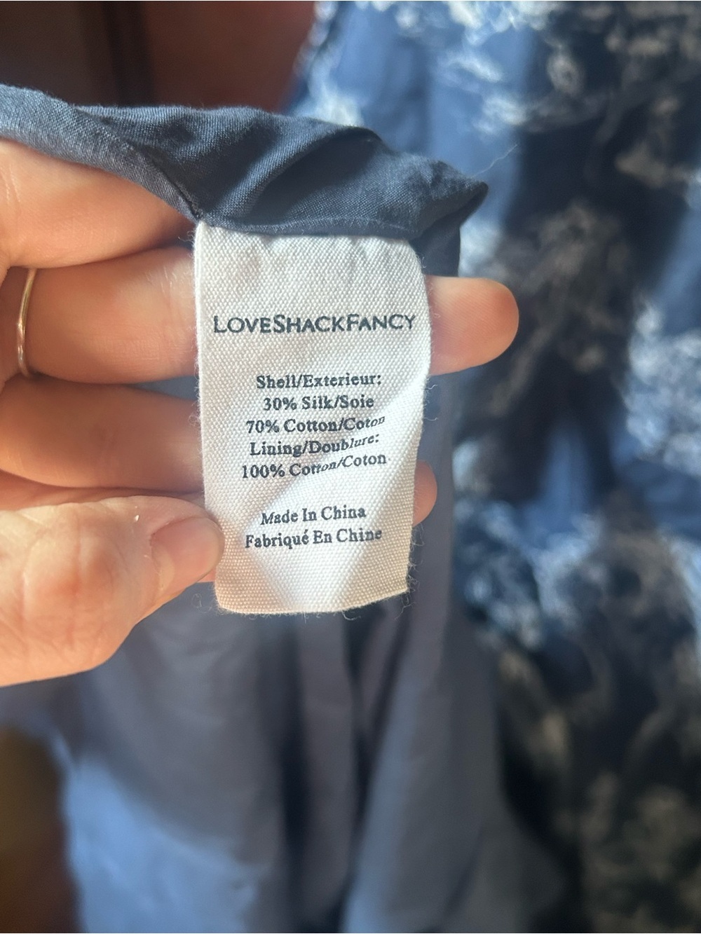 LoveShackFancy Bridget Frayed Maxi Dress Size 8 Puff Sleeve Cottagecore Romantic - Picture 12 of 12